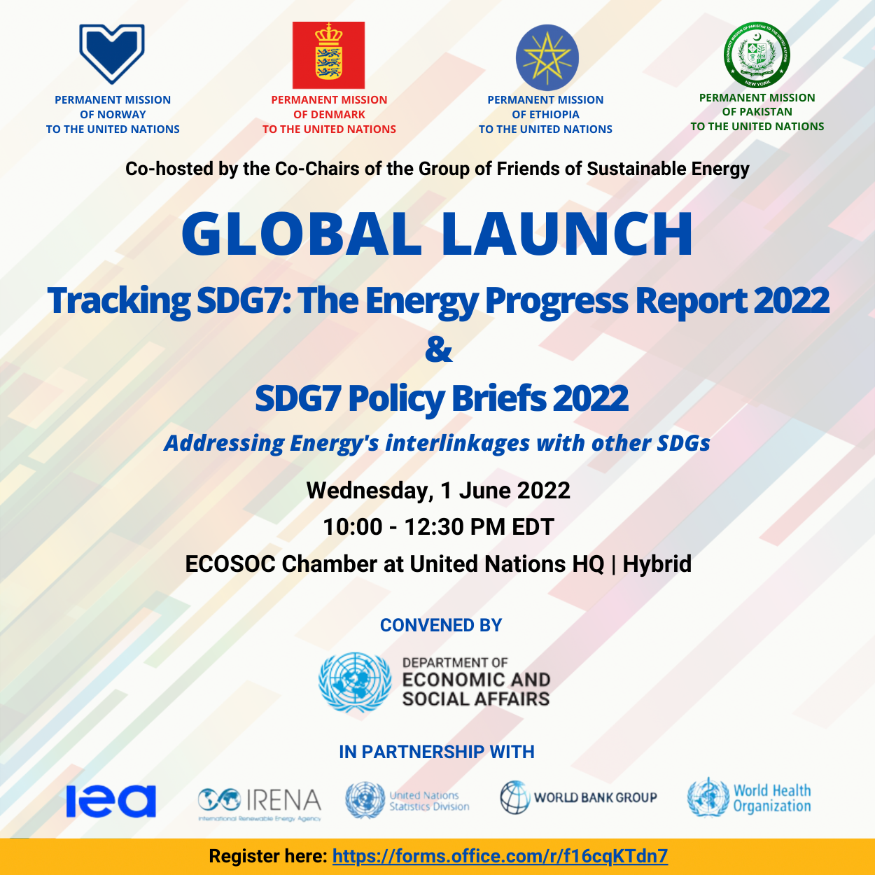 Global Launch – Tracking SDG7: The Energy Progress Report 2022 And SDG7 ...